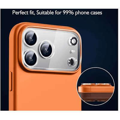 Protector de cámara para iPhone 17 Pro Max Transparente