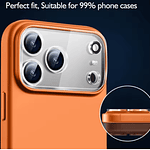 Protector de cámara para iPhone 17 Pro Max Transparente