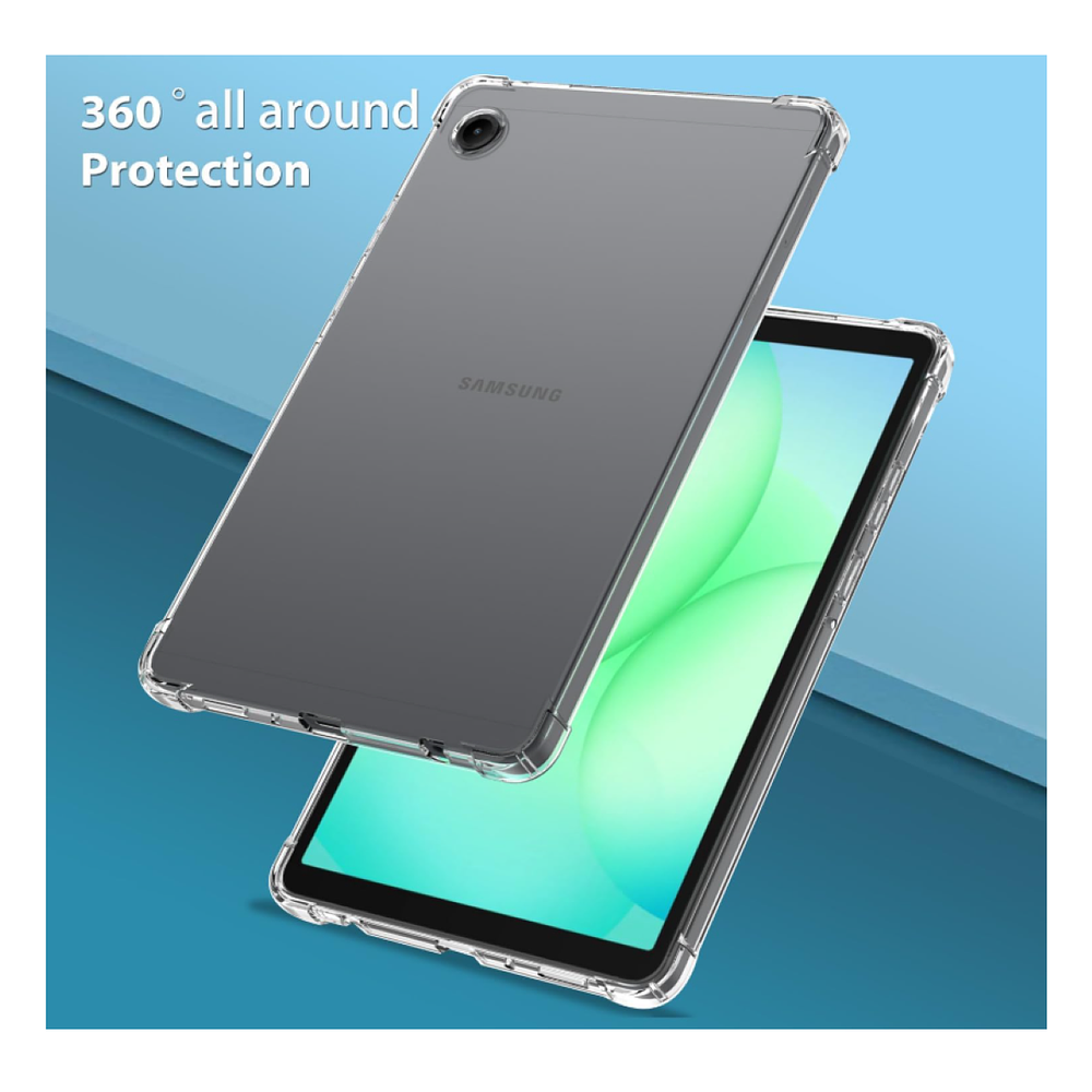 Carcasa Transparente Reforzada Para Tablet Samsung A11 Plus