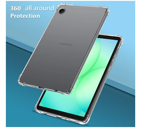Carcasa Transparente Reforzada Para Tablet Samsung A11 Plus