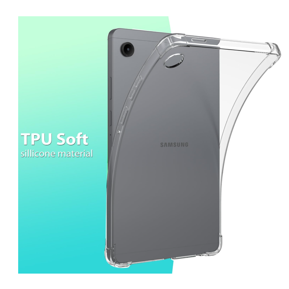 Carcasa Transparente Reforzada Para Tablet Samsung A11 Plus