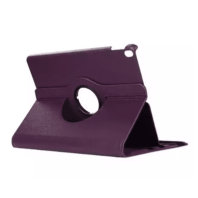 Carcasa Funda Giratoria Para iPad 7ma 8va 9na 10.2 Morado