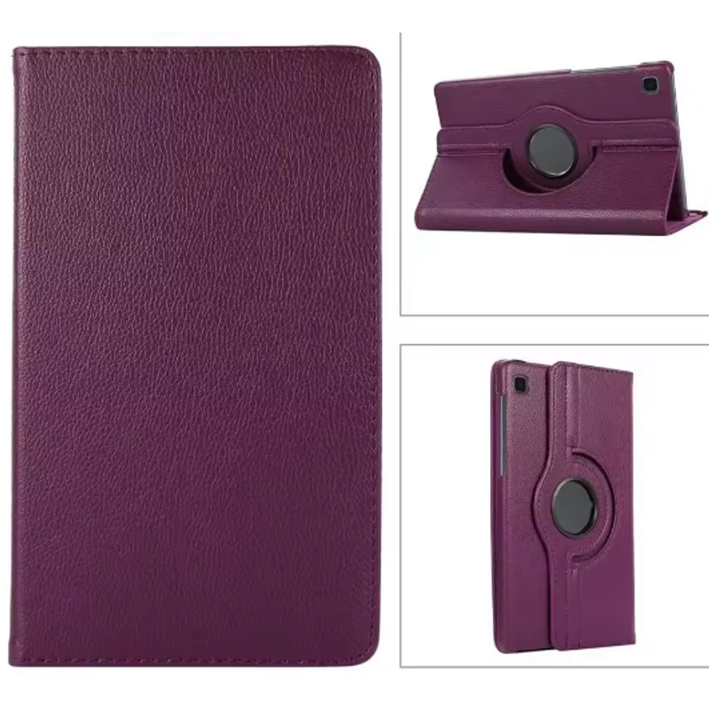 Carcasa Funda Giratoria Para iPad 7ma 8va 9na 10.2 Morado