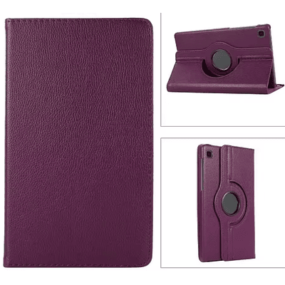 Carcasa Funda Giratoria Para iPad 7ma 8va 9na 10.2 Morado