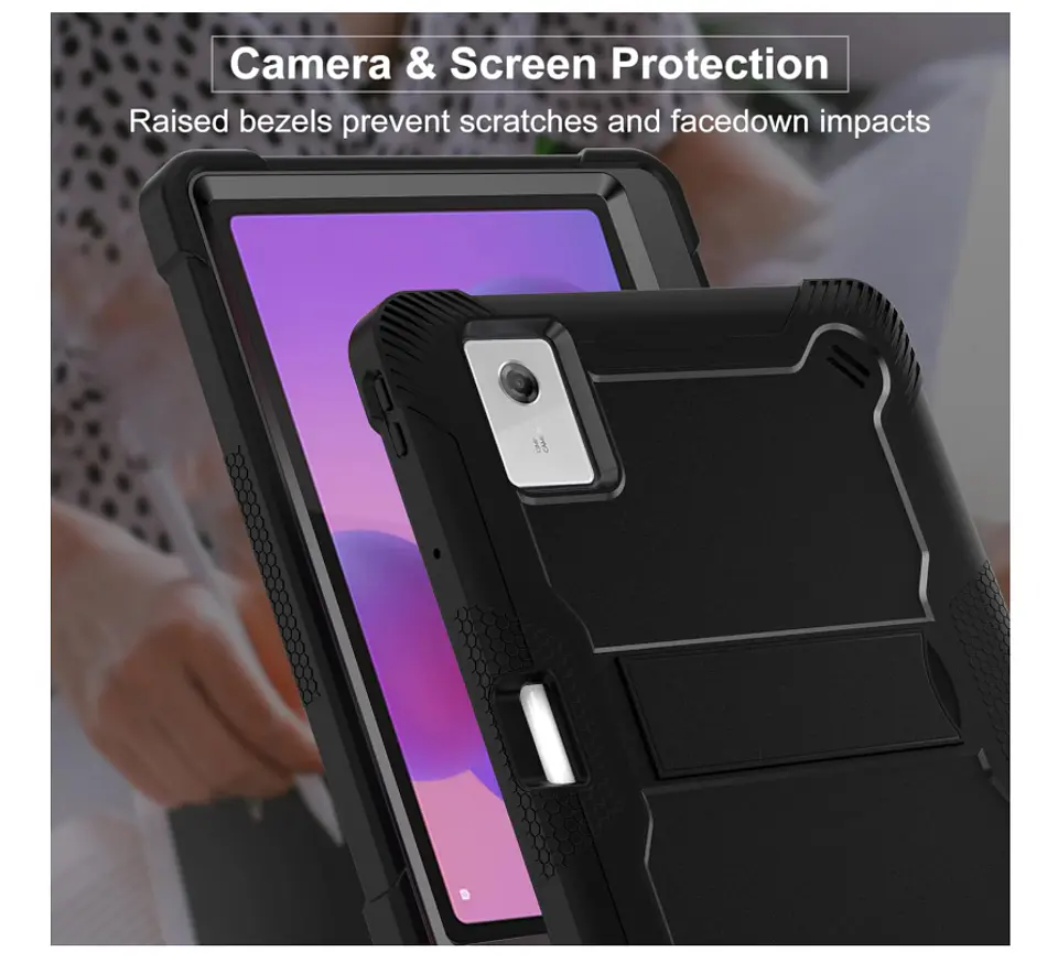Funda Carcasa Antigolpes 360 Para Tablet Idea Tab Plus 12.1 2