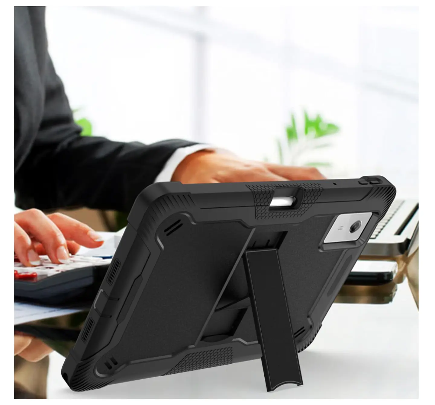 Funda Carcasa Antigolpes 360 Para Tablet Idea Tab Plus 12.1 3