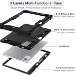 Funda Carcasa Antigolpes 360 Para Tablet Idea Tab Plus 12.1