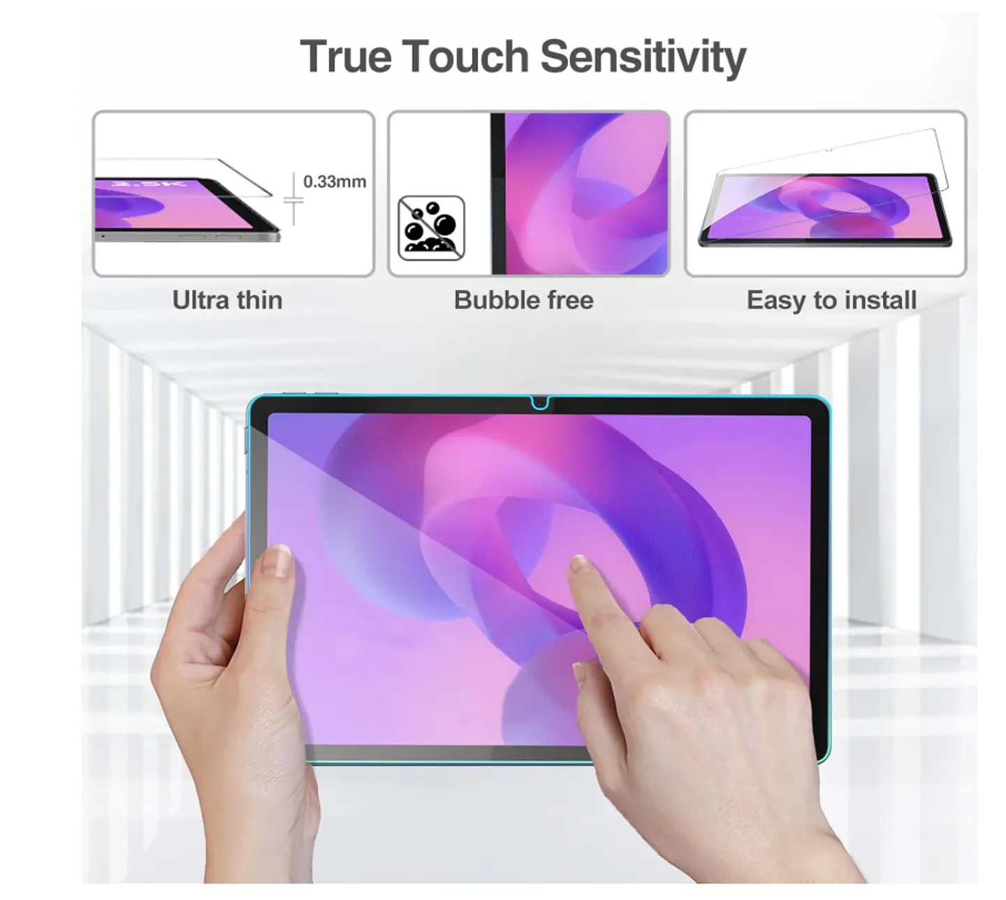 Lámina Mica Vidrio Templado Para Tablet Lenovo Idea Tab 11 2025 3