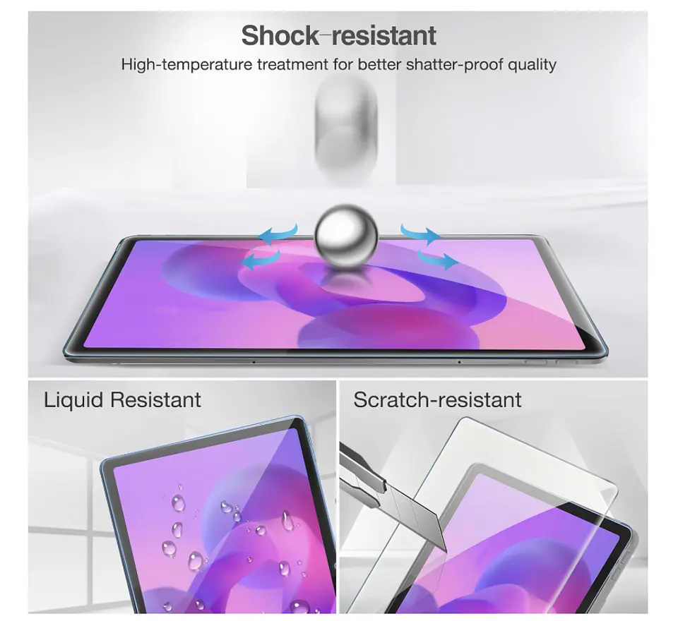 Lámina Mica Vidrio Templado Para Tablet Lenovo Idea Tab 11 2025 5