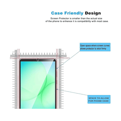 Lámina Mica Vidrio Templado Para Tablet Samsung A11 2025 8.7