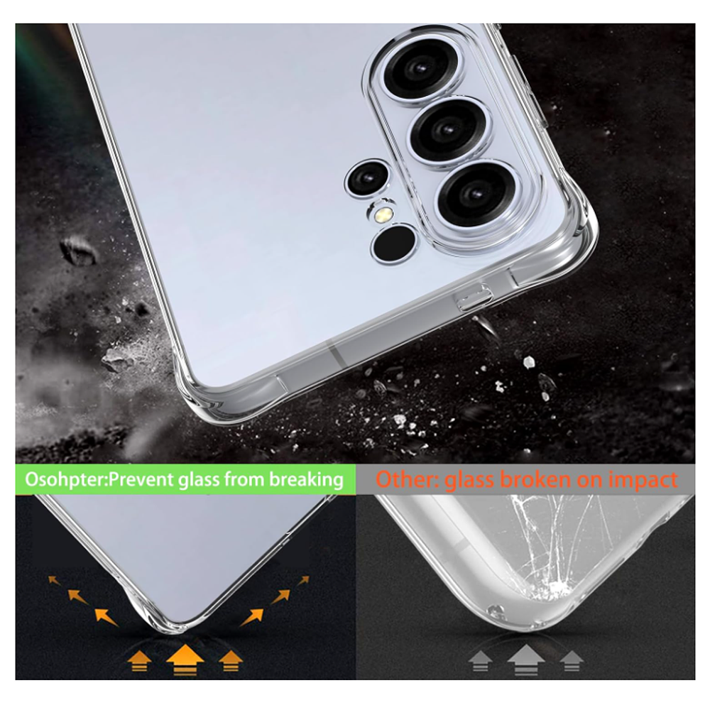 Carcasa Para Samsung S26 Ultra Transparente Reforzada