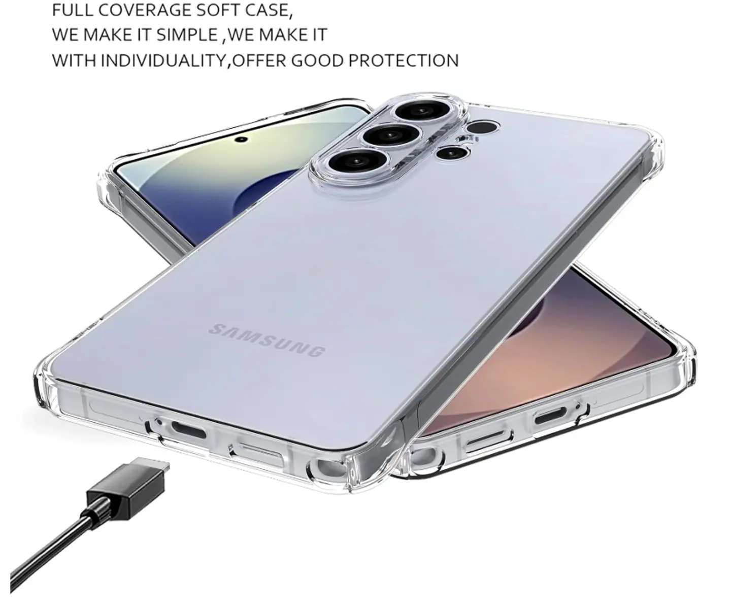 Carcasa Para Samsung S26 Ultra Transparente Reforzada 4