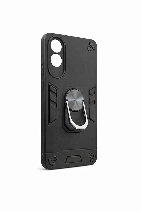 Carcasa Para Samsung S25 Edge Anti Golpes Anillo Negro