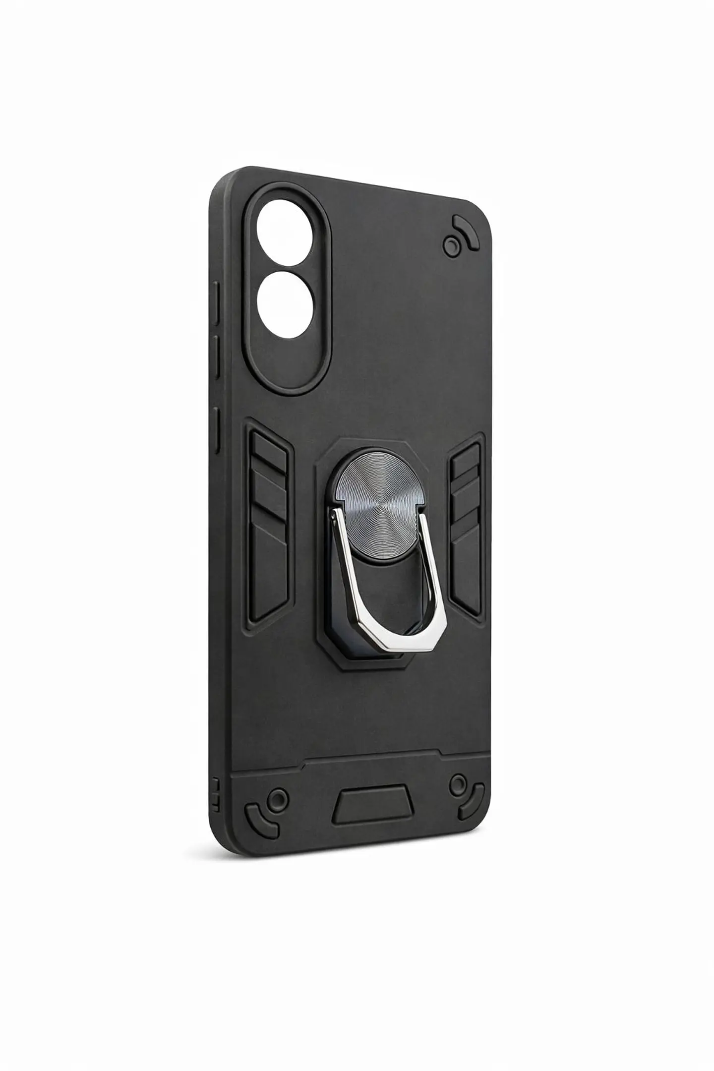 Carcasa Para Samsung S25 Edge Anti Golpes Anillo Negro 2