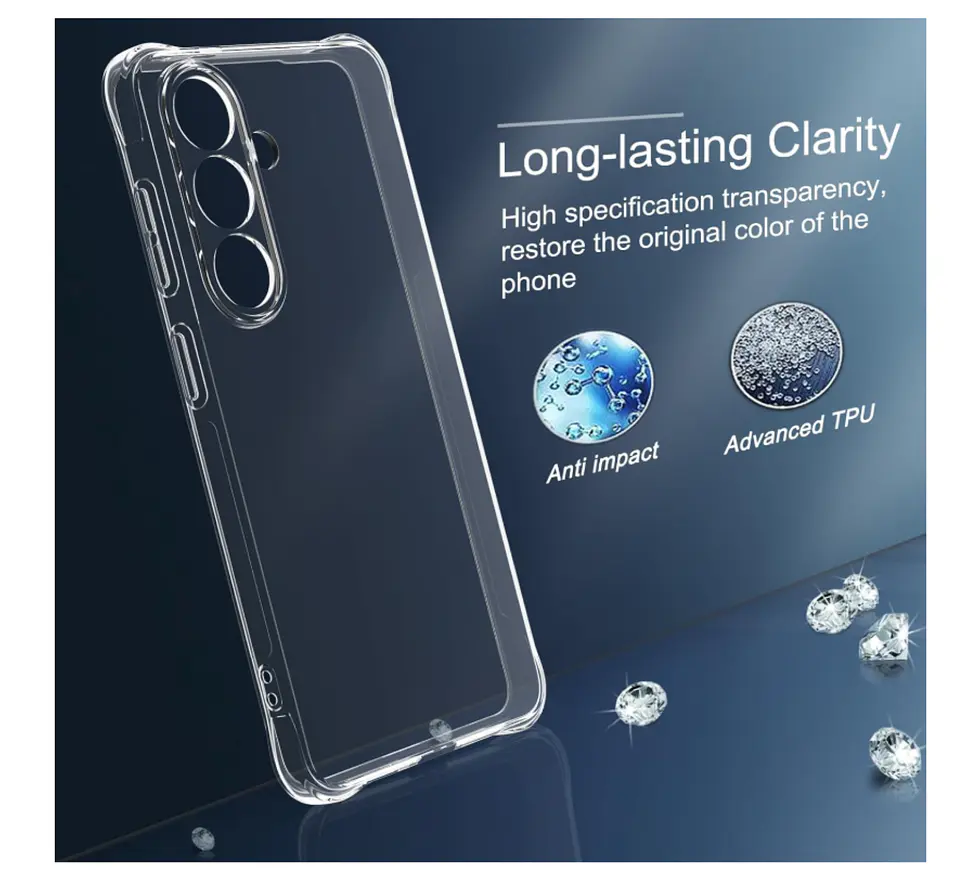 Carcasa Para Samsung S26 Transparente Reforzada 3