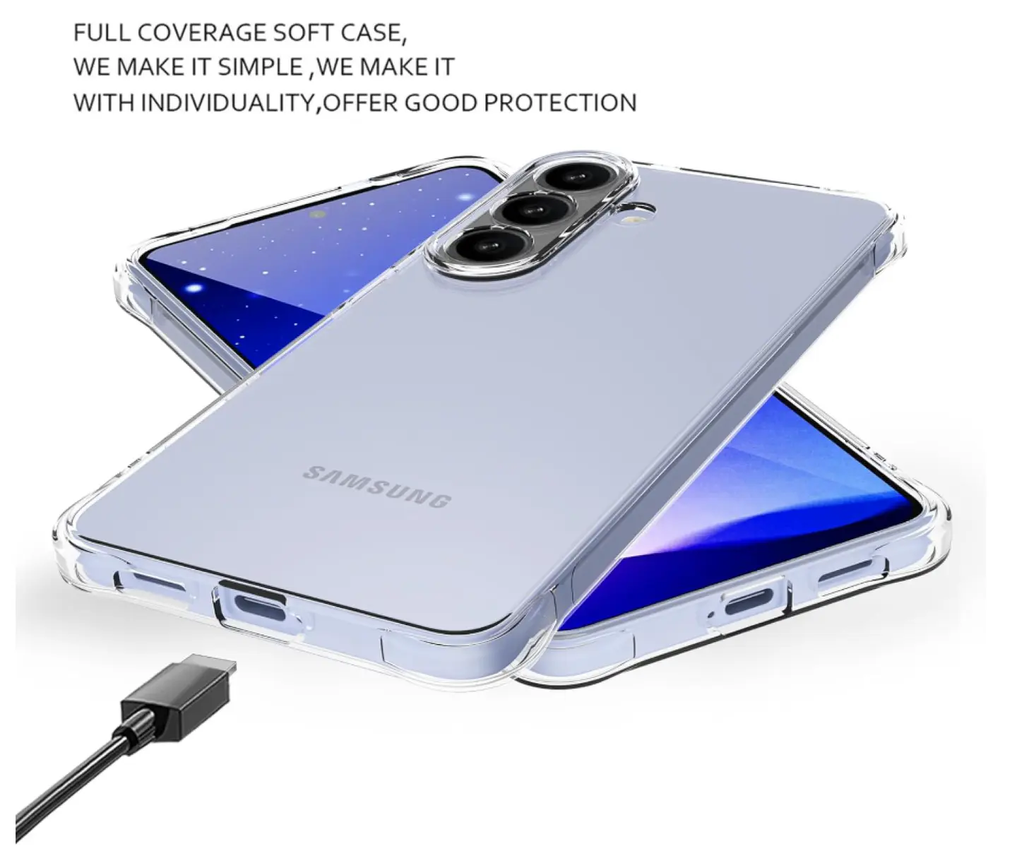 Carcasa Para Samsung S26 Transparente Reforzada 5