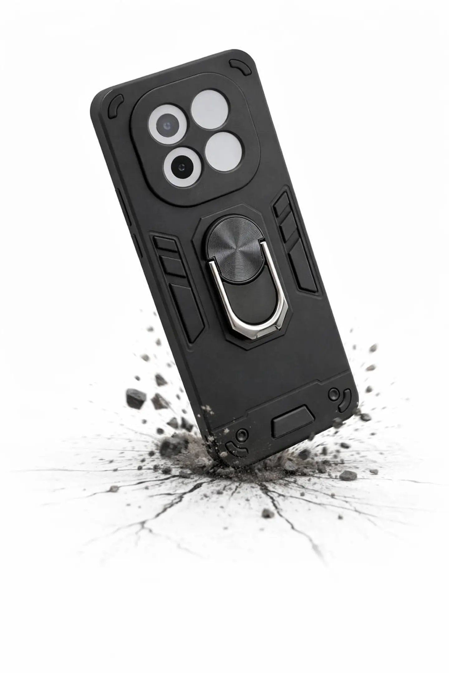Carcasa Para Xiaomi Note 14 Pro 5g Anti Golpes Anillo Negro 2