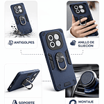 Carcasa Para Xiaomi Note 14 Pro 5g Anti Golpes Anillo Azul