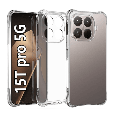Carcasa Para Xiaomi 15T Pro 5g Transparente Reforzada