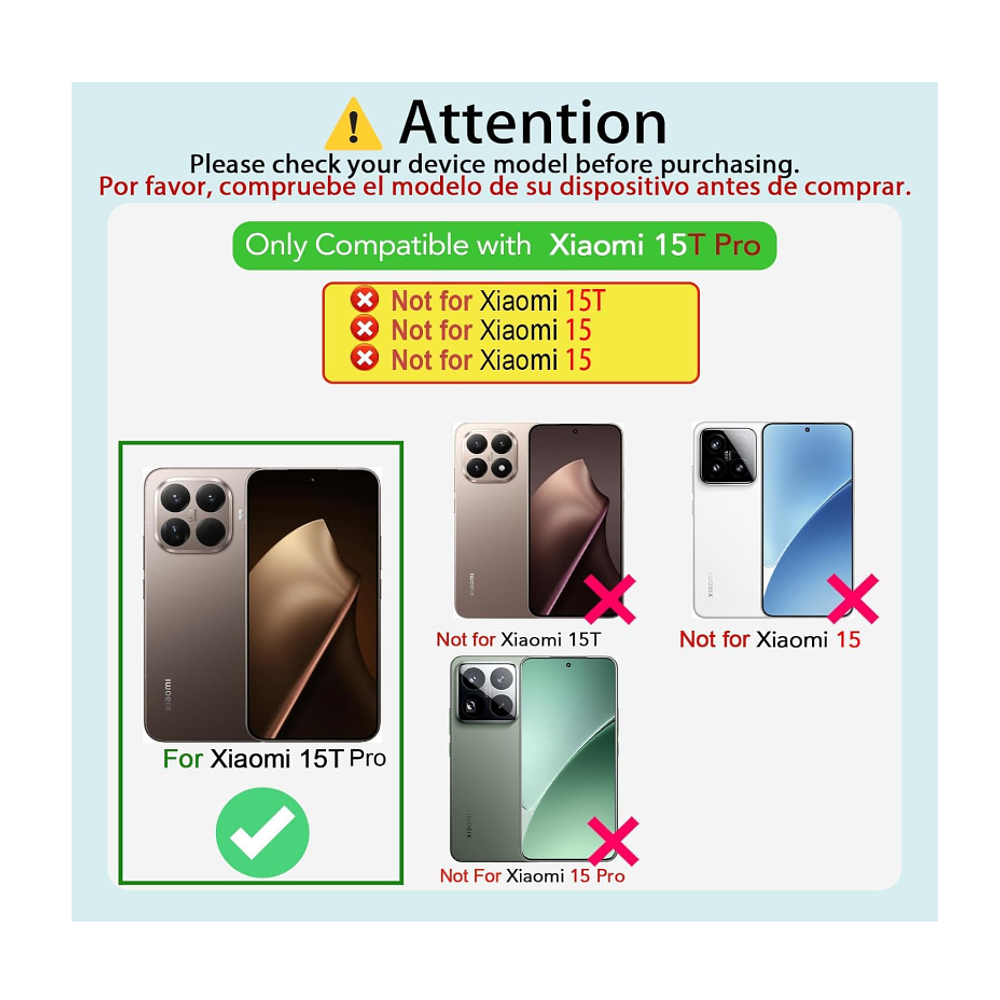 Carcasa Para Xiaomi 15T Pro 5g Transparente Reforzada