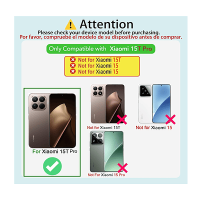 Carcasa Para Xiaomi 15T Pro 5g Transparente Reforzada