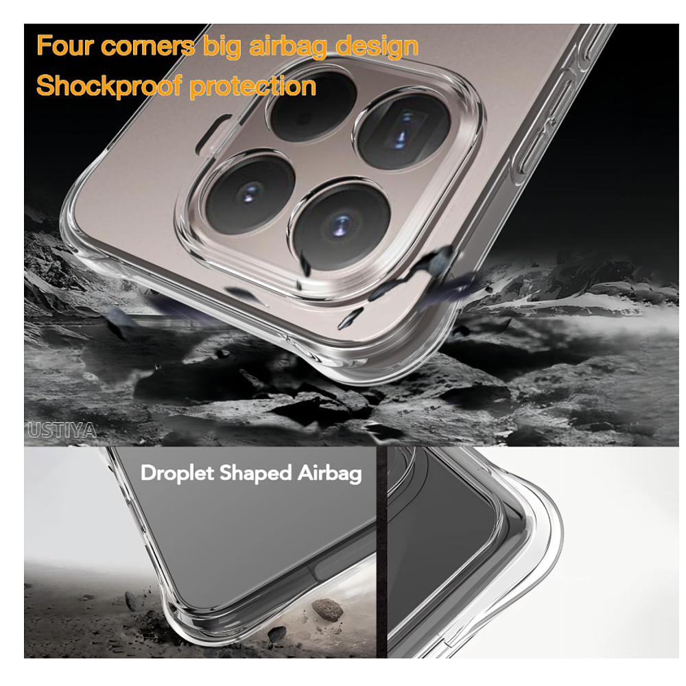 Carcasa Para Xiaomi 15T Pro 5g Transparente Reforzada