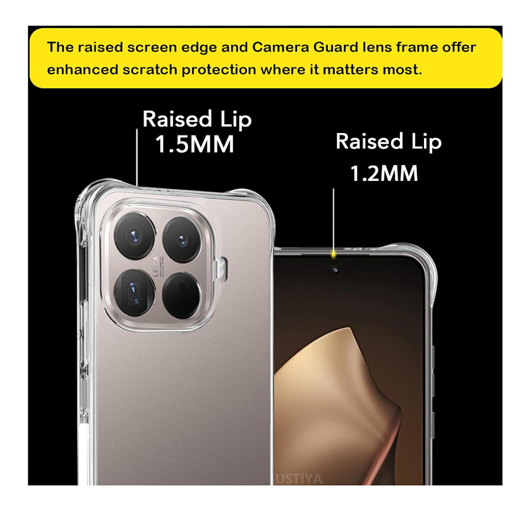 Carcasa Para Xiaomi 15T Pro 5g Transparente Reforzada