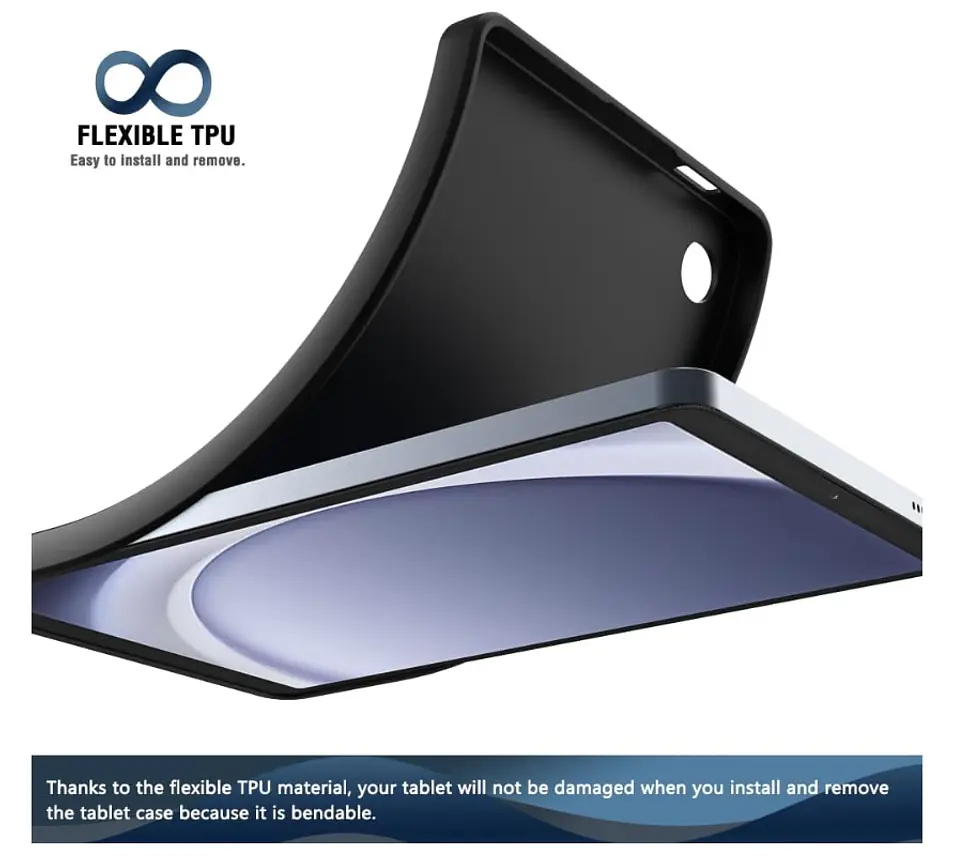 Funda Carcasa Silicona Antigolpes Para Tablet Samsung A9 8.7 3