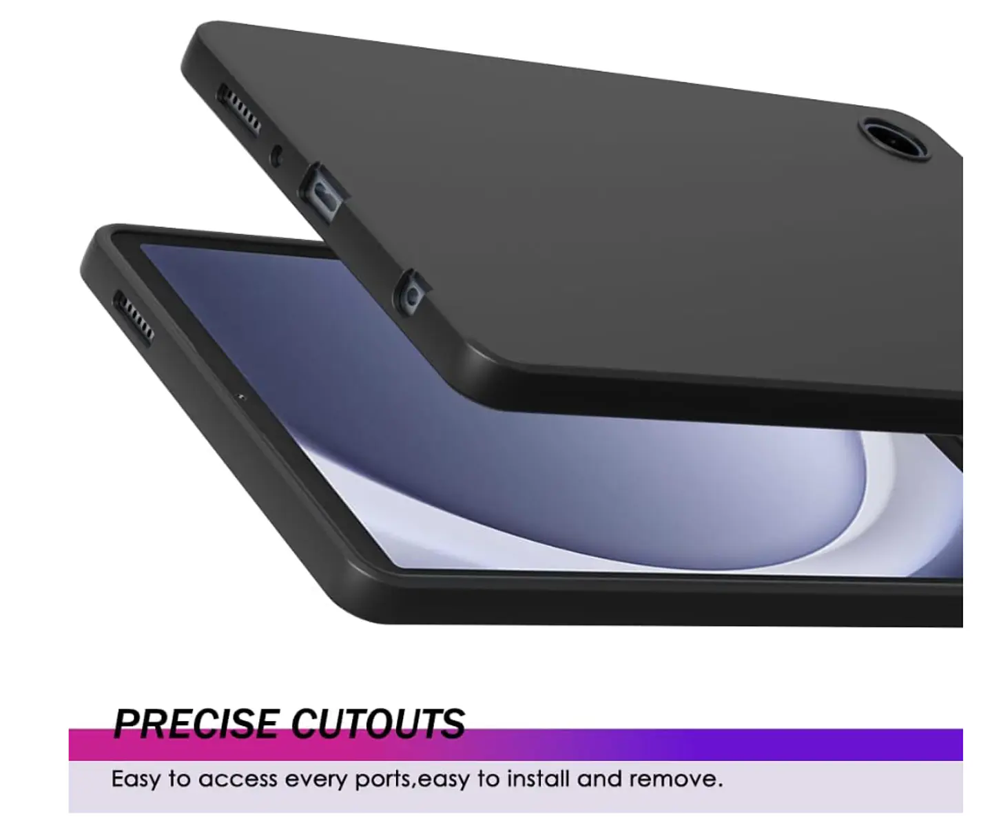 Funda Carcasa Silicona Antigolpes Para Tablet Samsung A9 8.7 4