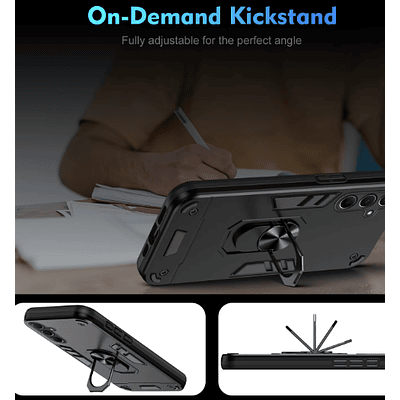 Carcasa Para Samsung A17 5g Anti Golpes Anillo Negro