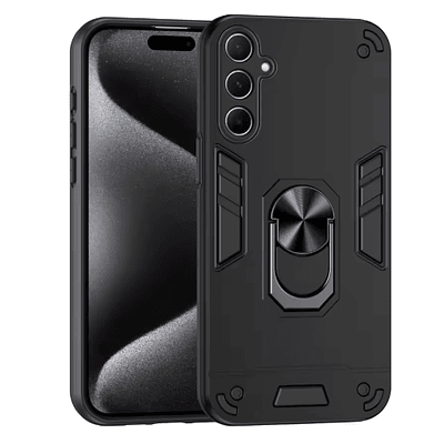 Carcasa Para Samsung A06 5g Anillo Giratorio Negro