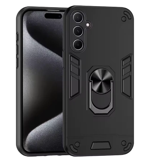 Carcasa Para Samsung A07 5g Anti Golpes Anillo Negro