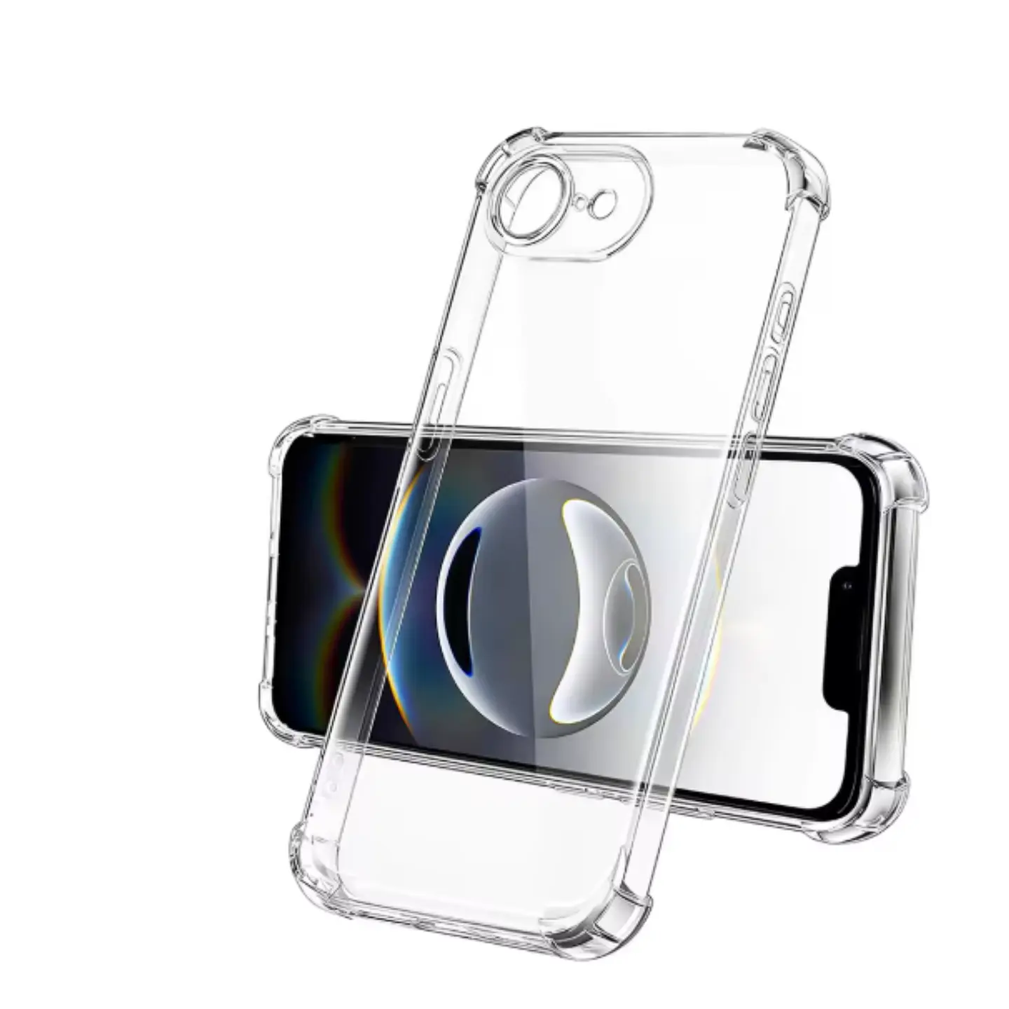 Carcasa Para iPhone 17e Transparente Reforzada 1