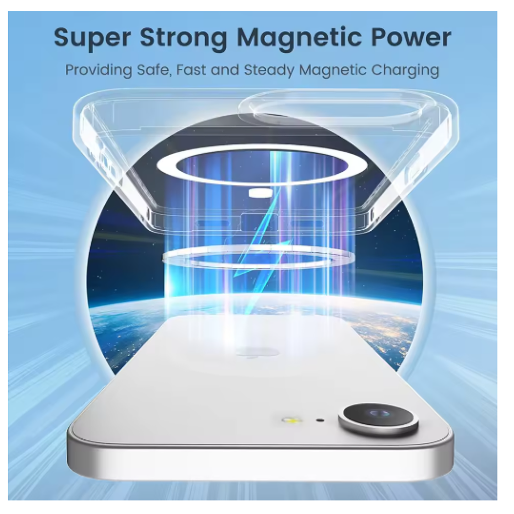 Carcasa Para iPhone 17e Transparente MagSafe
