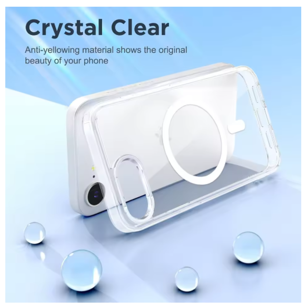 Carcasa Para iPhone 17e Transparente MagSafe