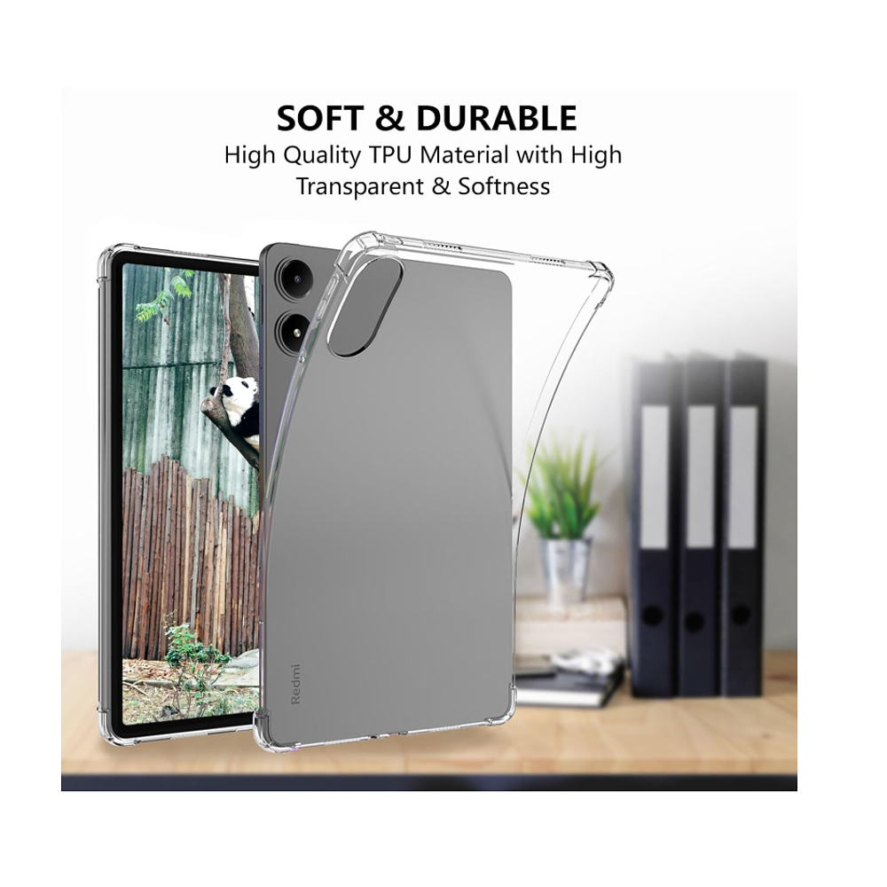 Carcasa Transparente Reforzada Para Tablet Pad Pro 12.1 2024