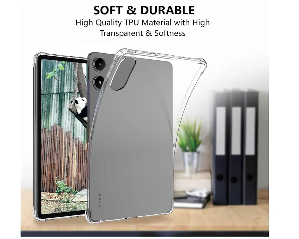 Carcasa Transparente Reforzada Para Tablet Pad Pro 12.1 2024 7