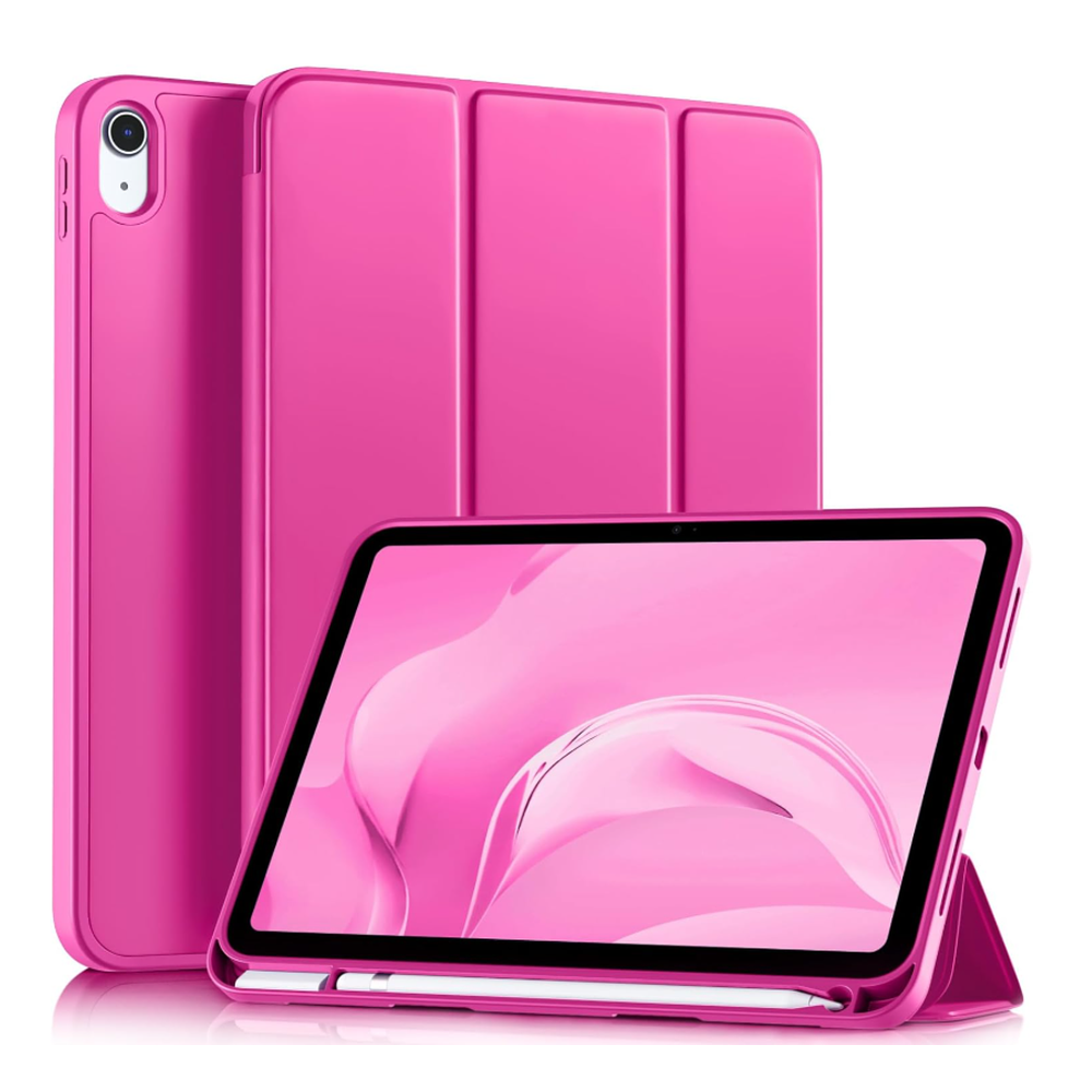 Carcasa Smart Cover Ranura Para iPad Air 11 M4 2026 Fucsia
