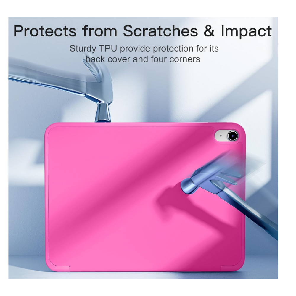 Carcasa Smart Cover Ranura Para iPad Air 11 M4 2026 Fucsia