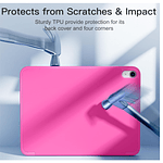 Carcasa Smart Cover Ranura Para iPad Air 11 M4 2026 Fucsia
