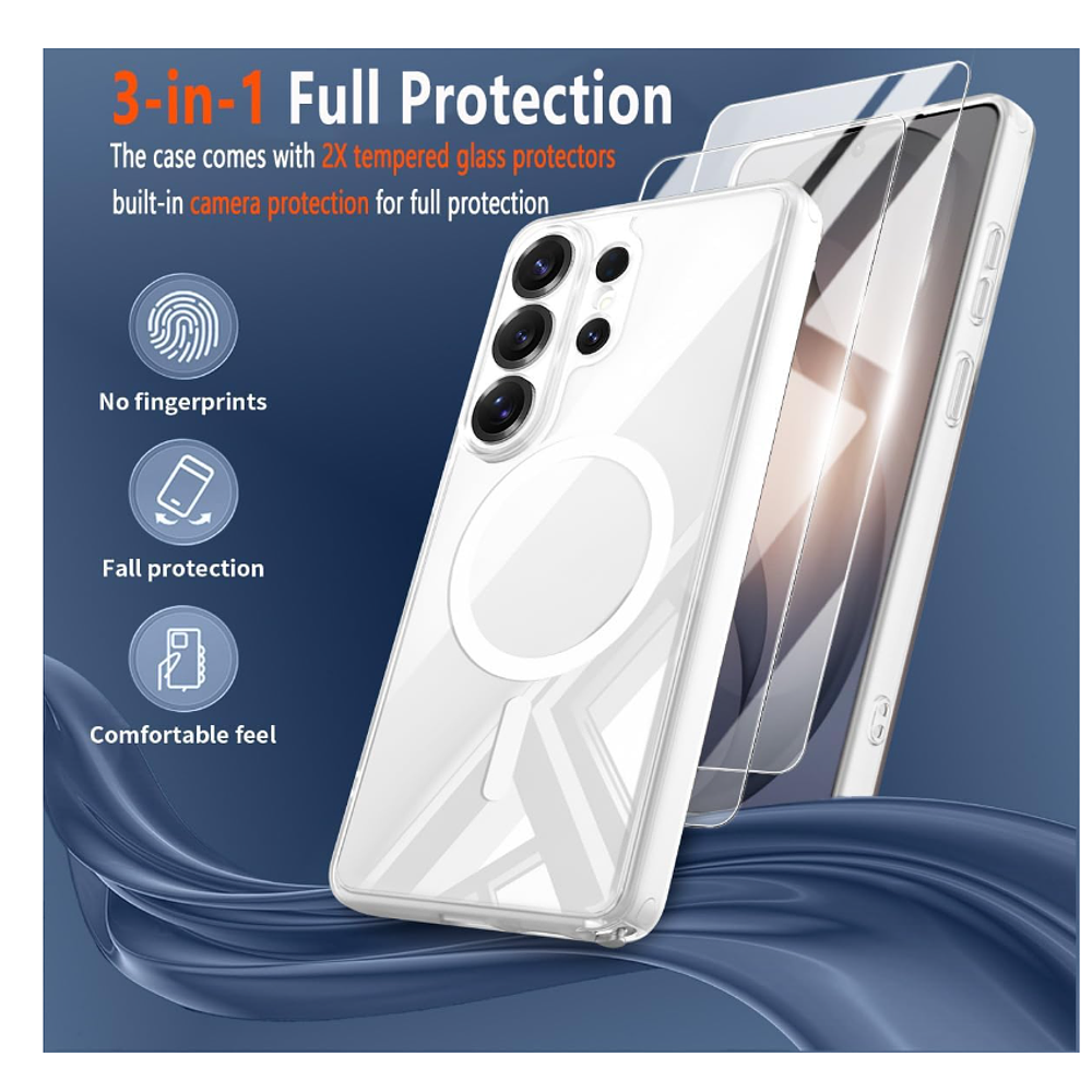 Carcasa Para Samsung S26 Transparente MagSafe