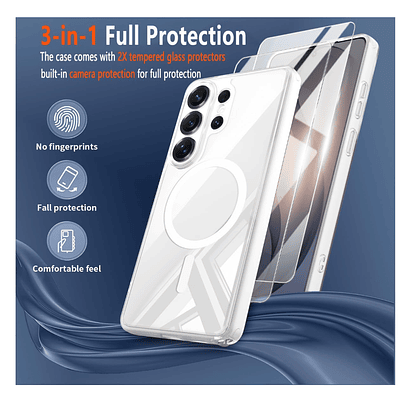 Carcasa Para Samsung S26 Transparente MagSafe