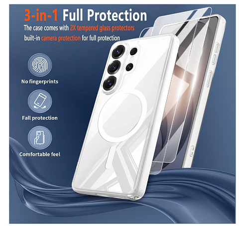 Carcasa Para Samsung S26 Transparente MagSafe