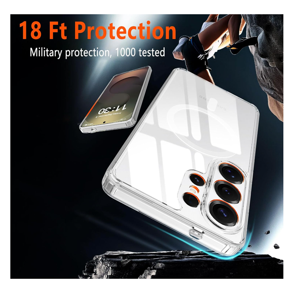 Carcasa Para Samsung S26 Transparente MagSafe