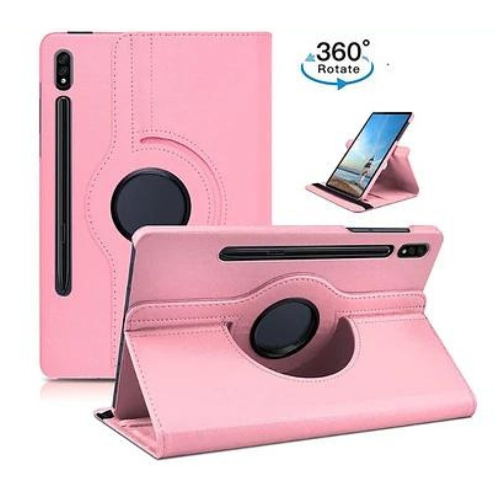 Carcasa Funda Giratoria Para Tablet S10 Fe+ 13.1 Rosado