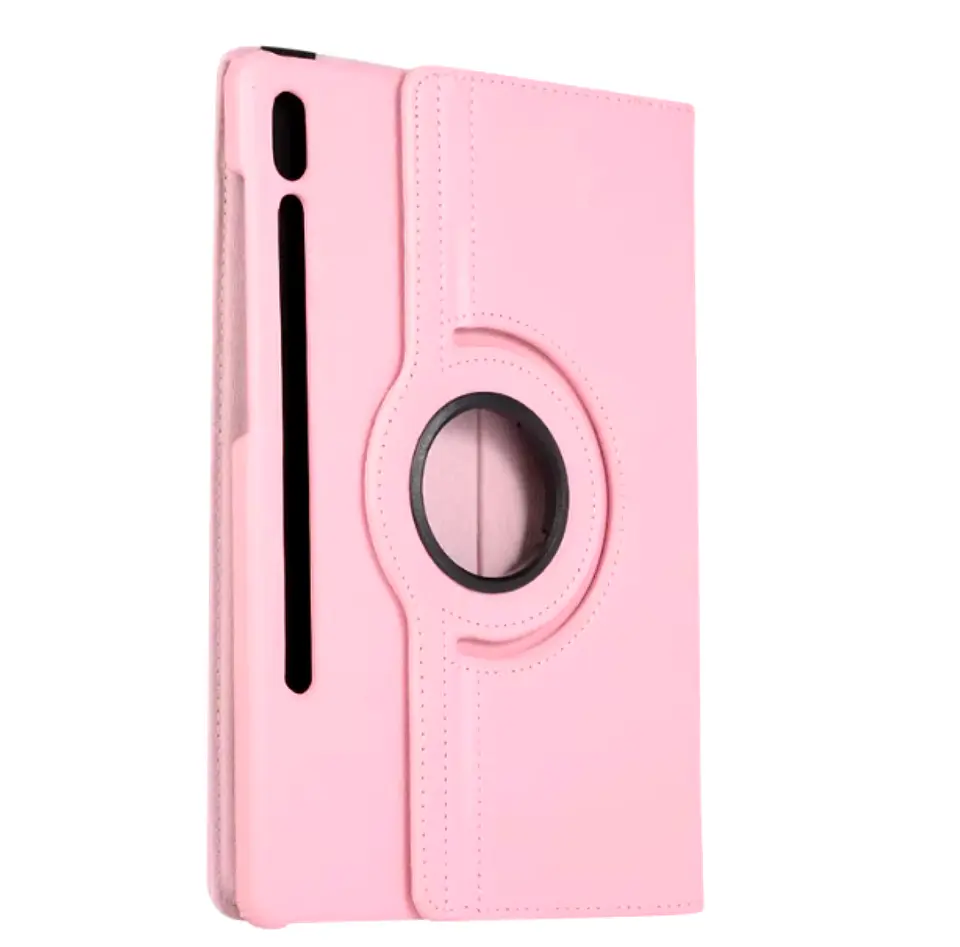 Carcasa Funda Giratoria Para Tablet S10 Fe+ 13.1 Rosado 4