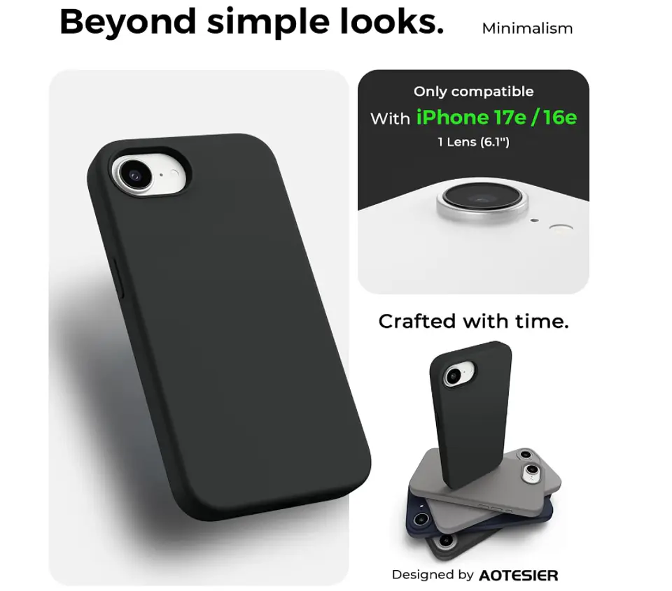 Carcasa Funda Para iPhone 16e/ 17e Silicona Color 6