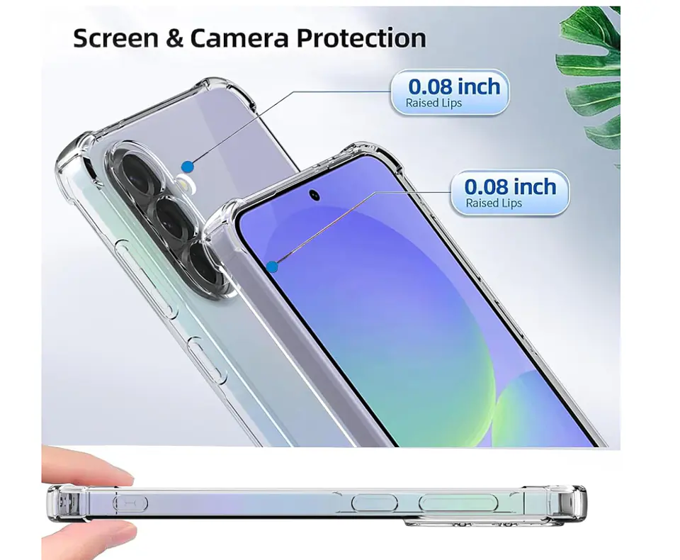 Carcasa Para Samsung A57 5g Transparente Reforzada 3