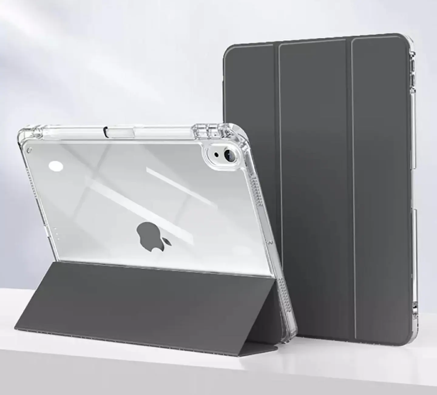Carcasa Smart Cover Clear Para iPad Air 11 M4 2026 Negro 2