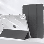 Carcasa Smart Cover Clear Para iPad Air 11 M4 2026 Negro